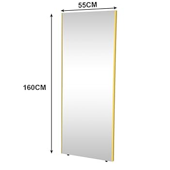 【美品】スタンドミラー 壁掛け出来る 割れない鏡 幅100x160cm 金 5番 楽天市場】Lalaspace 割れない鏡 スタンドミラー 全身鏡 姿見鏡